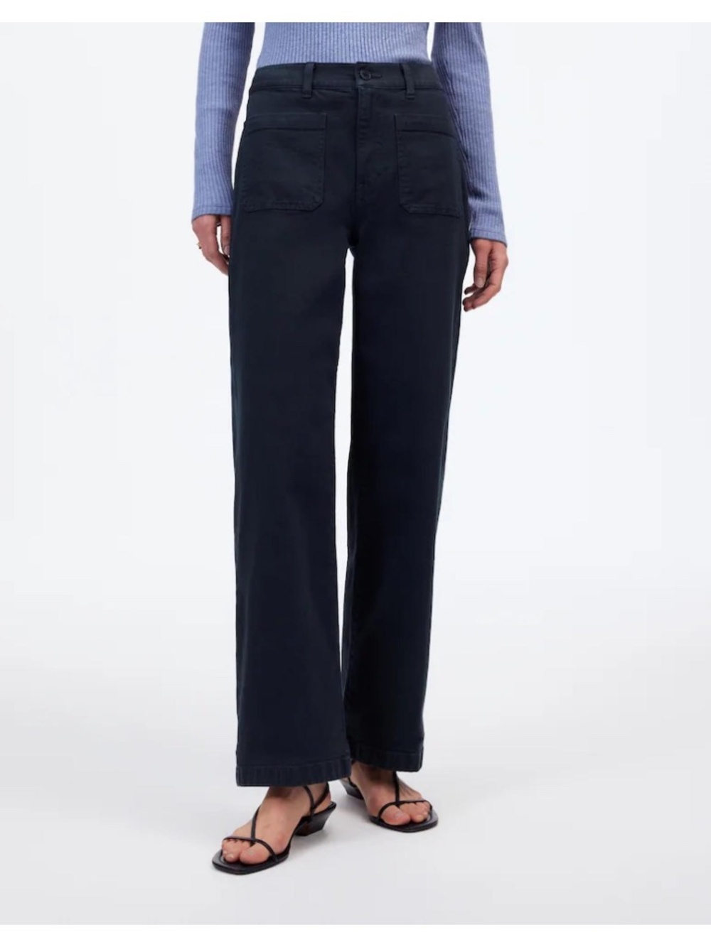 The Emmett Wide-Leg Pant: Patch Pocket Edition